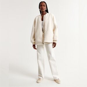 Abercrombie oversized Sherpa Jacket